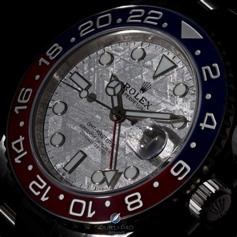 rolex meteorite dial gmt price|rolex with meteorite face.